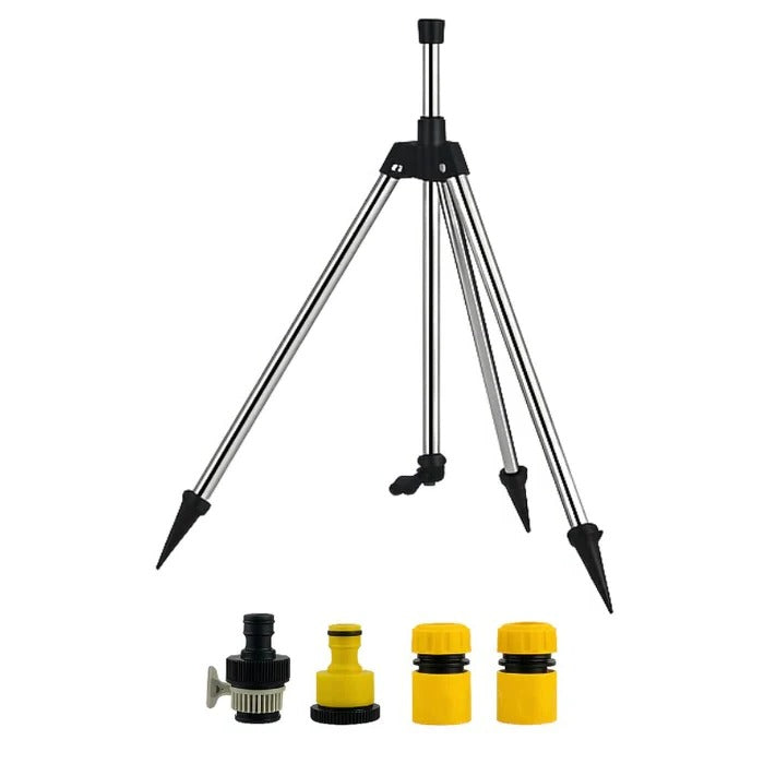 360-Degree Tripod Lawn Sprinkler with Adjustable Height – High-Pressure Rotating Garden Irrigation System for Large Yards & Small Gardens | Thomler