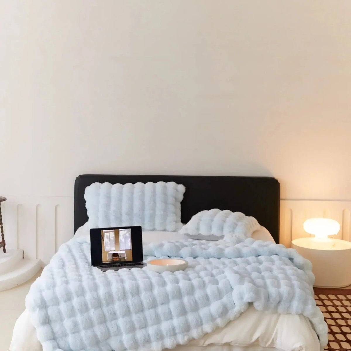 All-Season Throw Blanket for Couch Bed Sofa Year-Round Warmth Soft Fleece Cover Machine Washable Home Comfort | Thomler