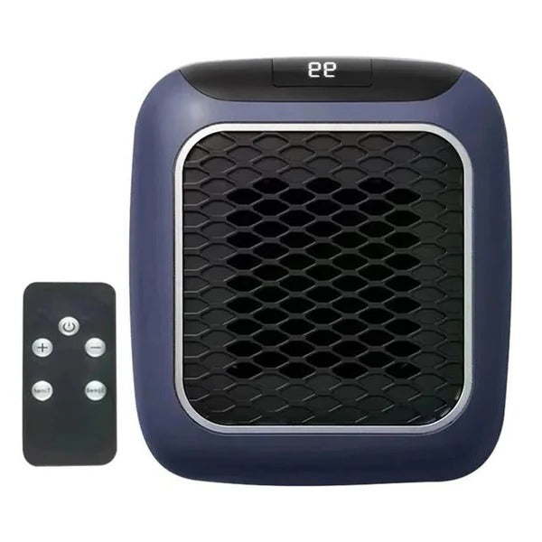 Wall-Mount Space Heater 800W Ceramic Mini Room Warmer with Digital Thermostat Timer for Bedroom Office Dorm | Thomler