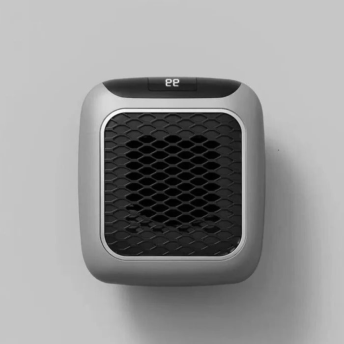 Wall-Mount Space Heater 800W Ceramic Mini Room Warmer with Digital Thermostat Timer for Bedroom Office Dorm | Thomler