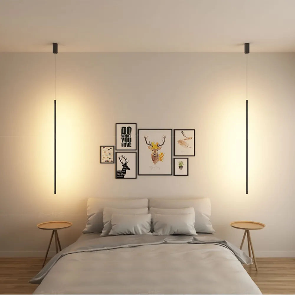 Sleek Metal Drop Fixture for Nightstand and Kitchen Island – Adjustable Height | Thomler