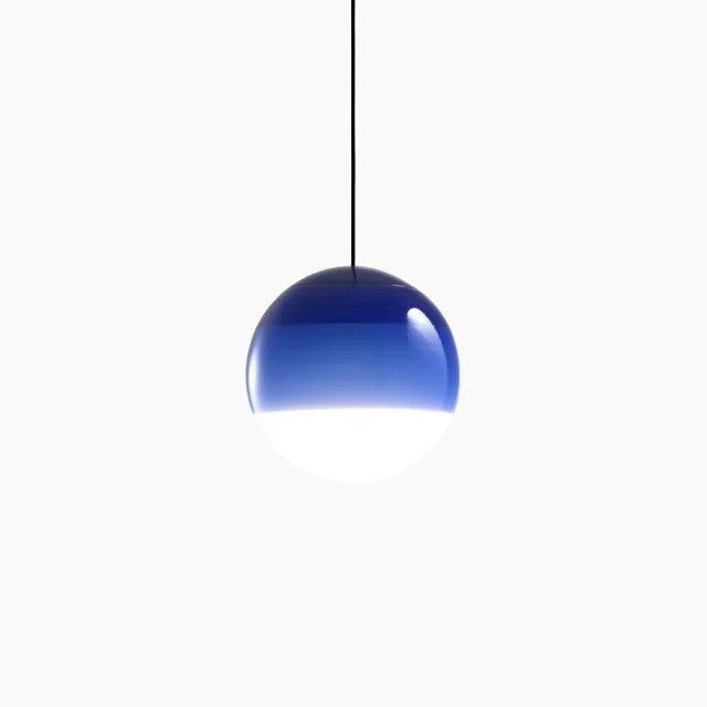 Adjustable Brightness Hanging Light Fixture with Brushed Metal Finish & Stone Glass Shade – E27 Socket | Thomler
