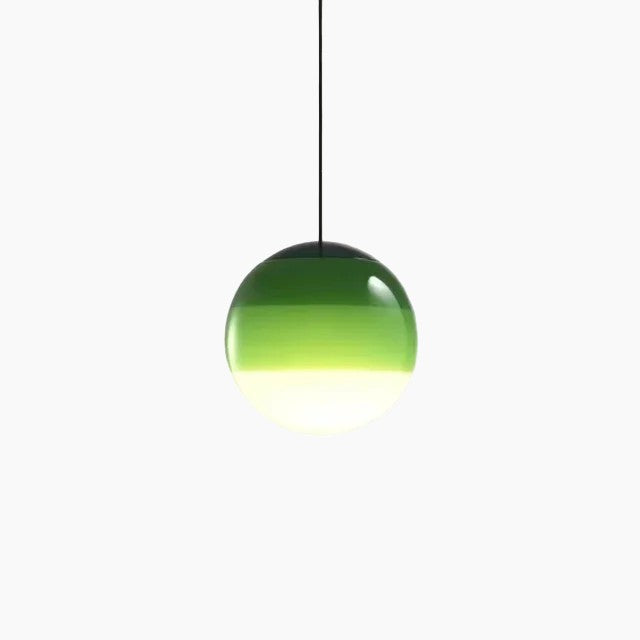 Adjustable Brightness Hanging Light Fixture with Brushed Metal Finish & Stone Glass Shade – E27 Socket | Thomler