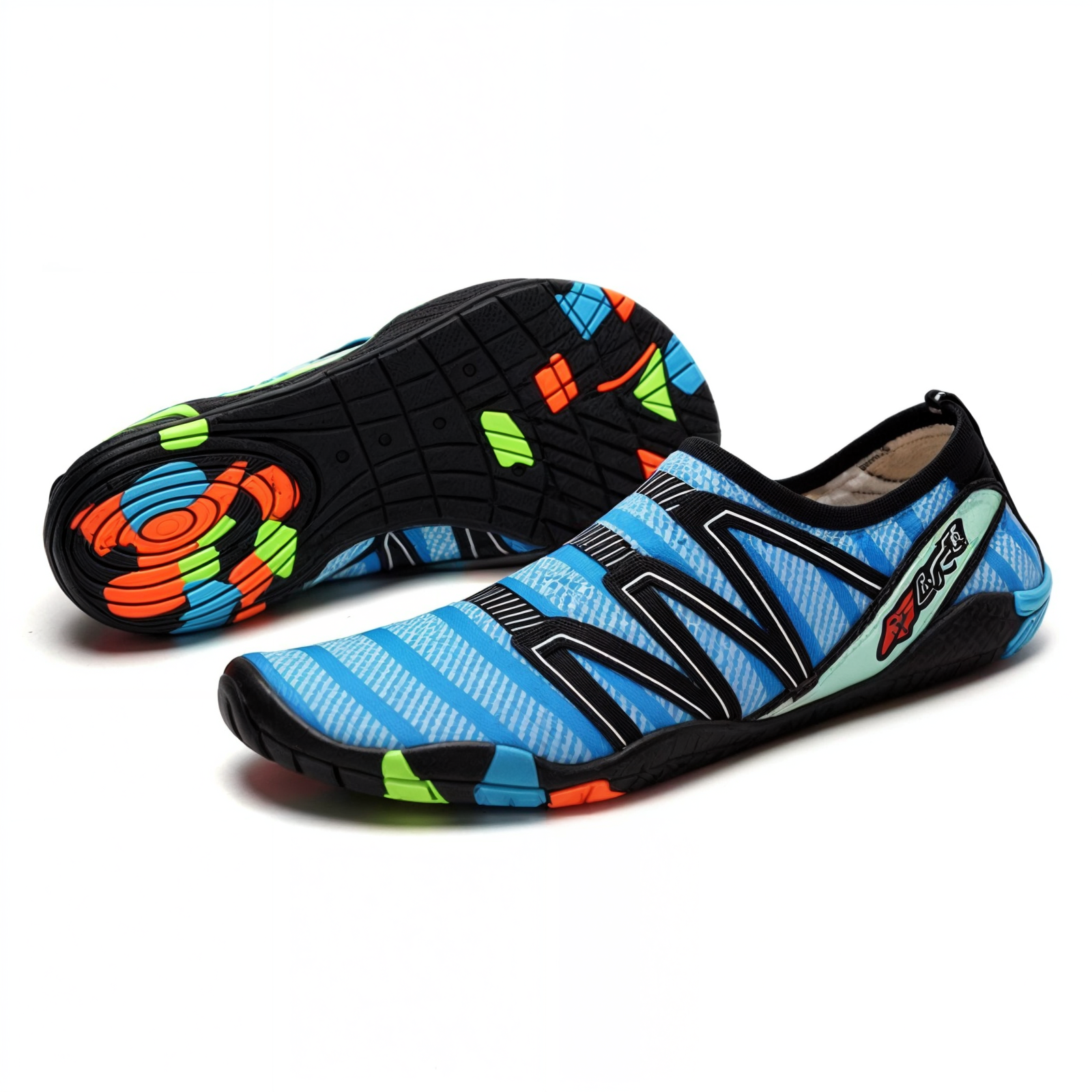 Quick-Dry Water Shoes for Swimming, Beach & Water Sports | Lightweight Aqua Socks with Drainage Holes & Anti-Slip Sole | Barefoot Wet | Thomler