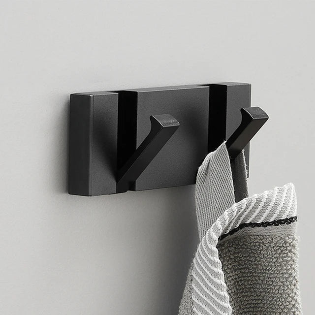 Space-Saving Folding Wall Hook | Stainless Steel Heavy Duty Coat Hook for Bathroom Towels, Bedroom Closet & Entryway | Modern Minimalist | Thomler