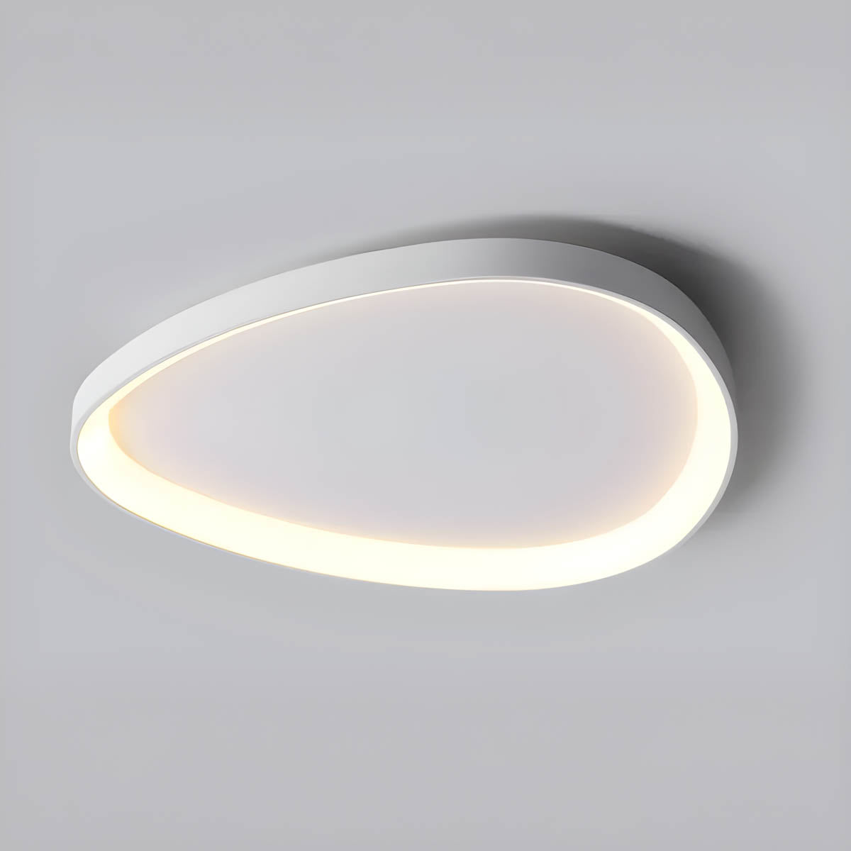Ceiling Light Iron LED 90.0 cm Black Living Room Bedroom Dimmable Modern Flush Mount Lighting Fixture | Thomler