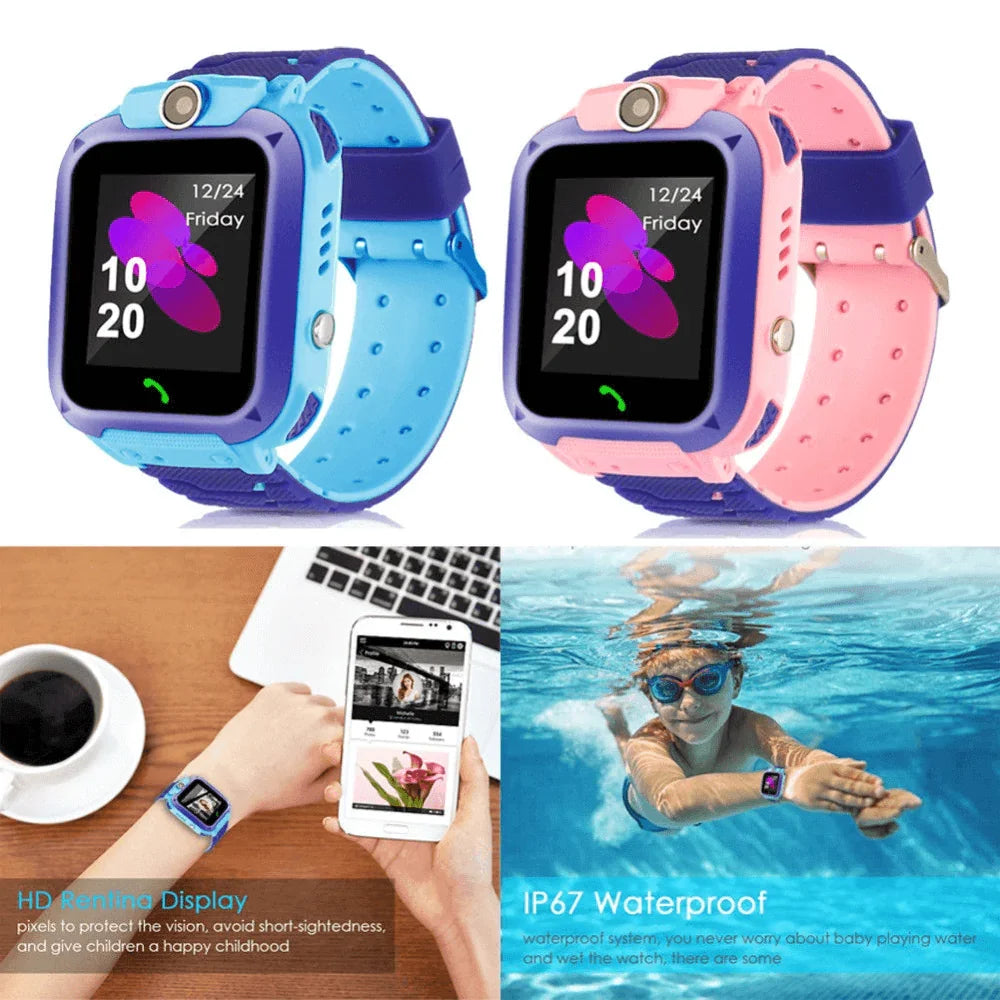 Kids GPS Tracker Smartwatch with SOS Button & School Mode for Boys and Girls | Thomler