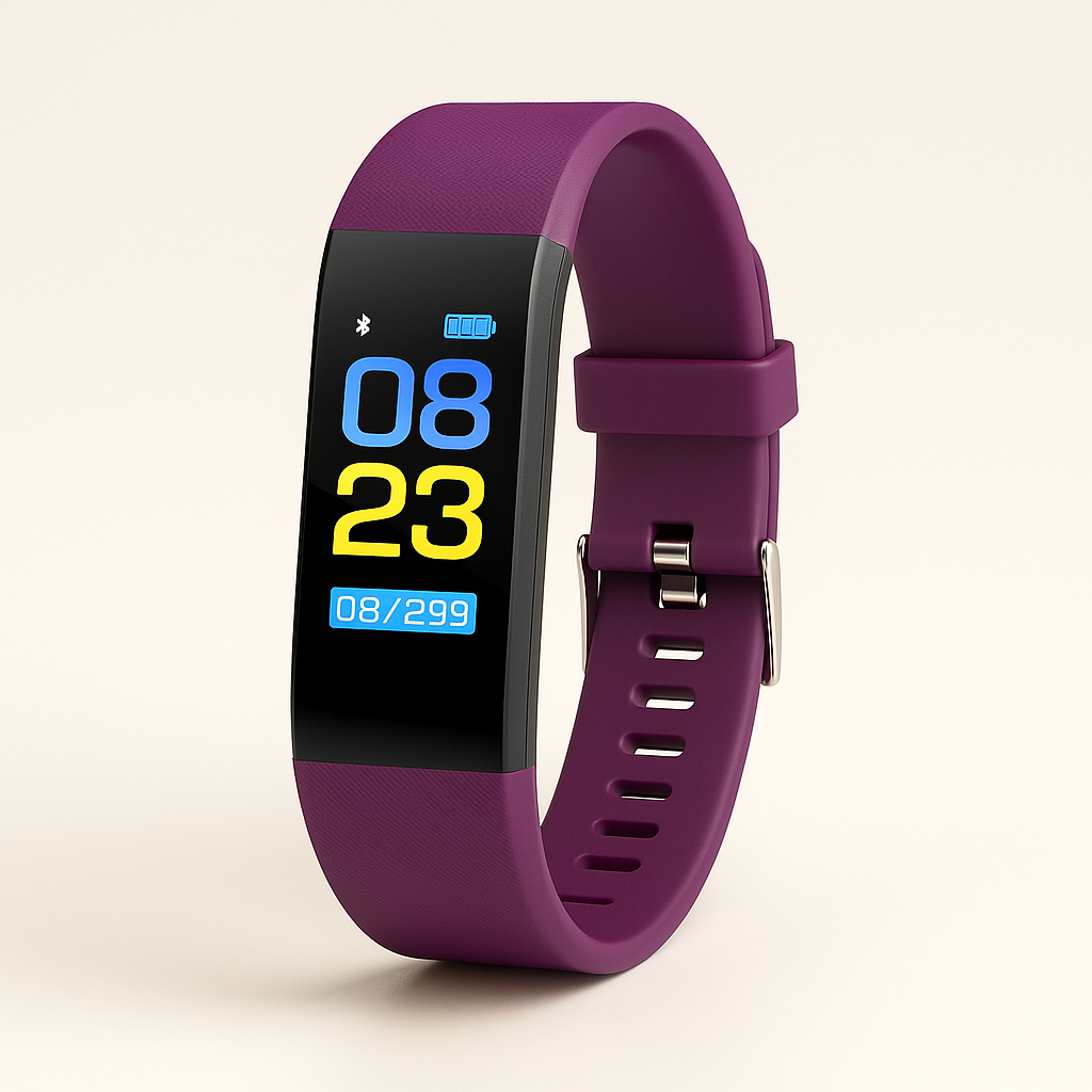 Fitness Tracker Watch for Seniors with Heart Rate Monitor Blood Pressure Steps Sleep Tracking LED Screen USB Rechargeable Water-Resistant Ac | Thomler