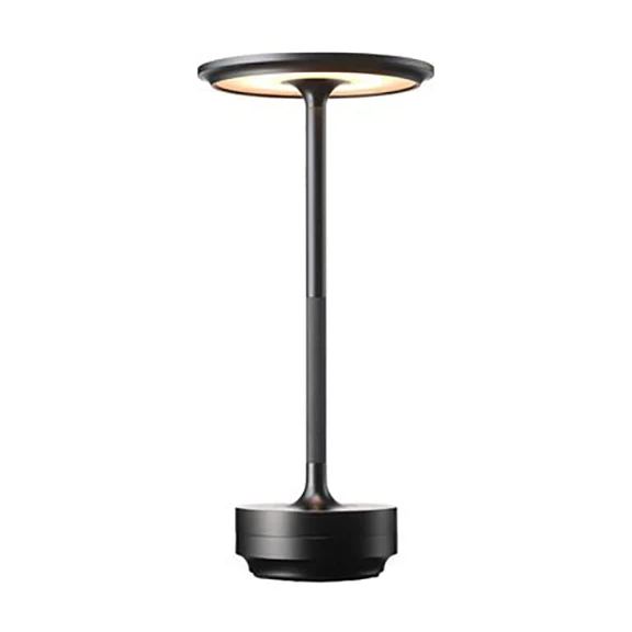 Rechargeable LED Table Lamp Touch Control 4 Brightness Levels Waterproof IP66 Metal Portable Battery Operated for Bedroom Living Room | Thomler