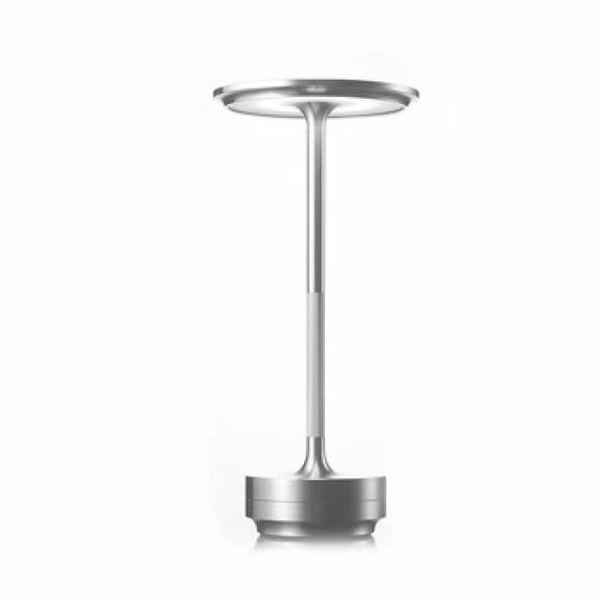Rechargeable LED Table Lamp Touch Control 4 Brightness Levels Waterproof IP66 Metal Portable Battery Operated for Bedroom Living Room | Thomler