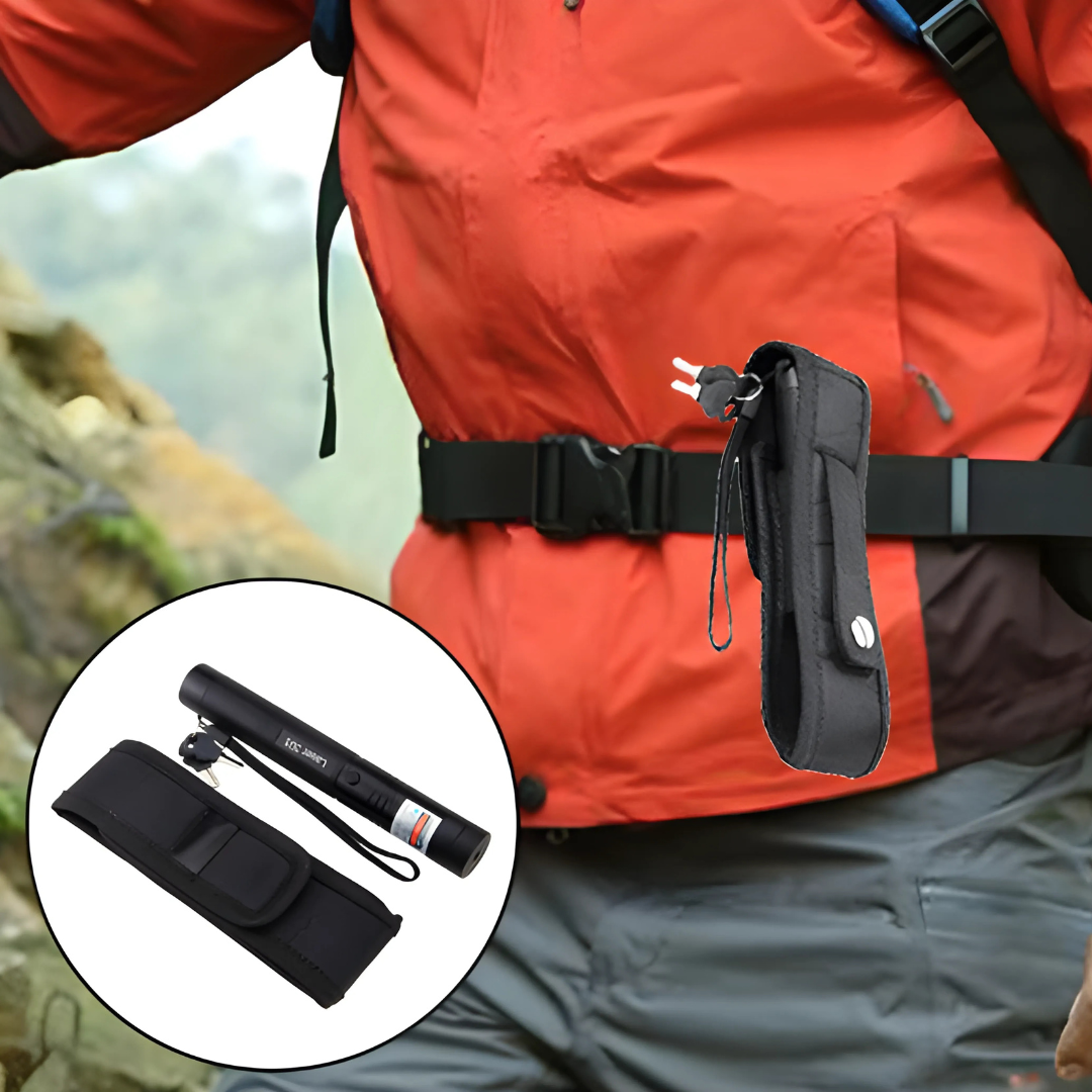 Rechargeable Tactical Laser Pointer with Adjustable Focus Beam for Presentations, Stargazing & Outdoor Use | USB Powered Long Distance | Thomler