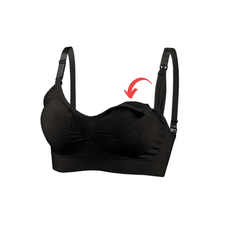 Hands-Free Pumping Nursing Bra with Front Access for Breastfeeding Moms – Wireless Support & Universal Flange Compatibility | Thomler