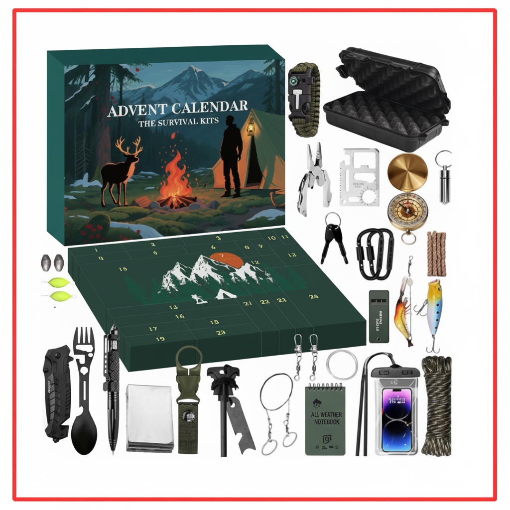 24-Day Adventure Tool Countdown Calendar for Hikers & Campers | Thomler
