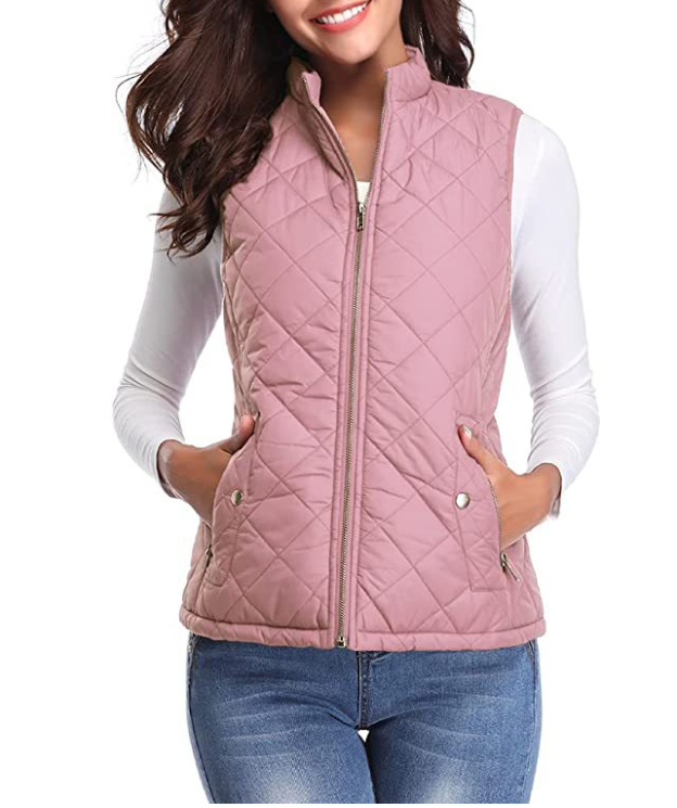 Lightweight Quilted Zip-Front Vest for Women – Casual Layering Piece for Spring & Fall | Thomler