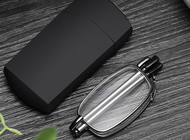 Compact Pocket Reading Spectacles with Travel Pouch – Collapsible Frame & HD Optics for Men & Women | Thomler