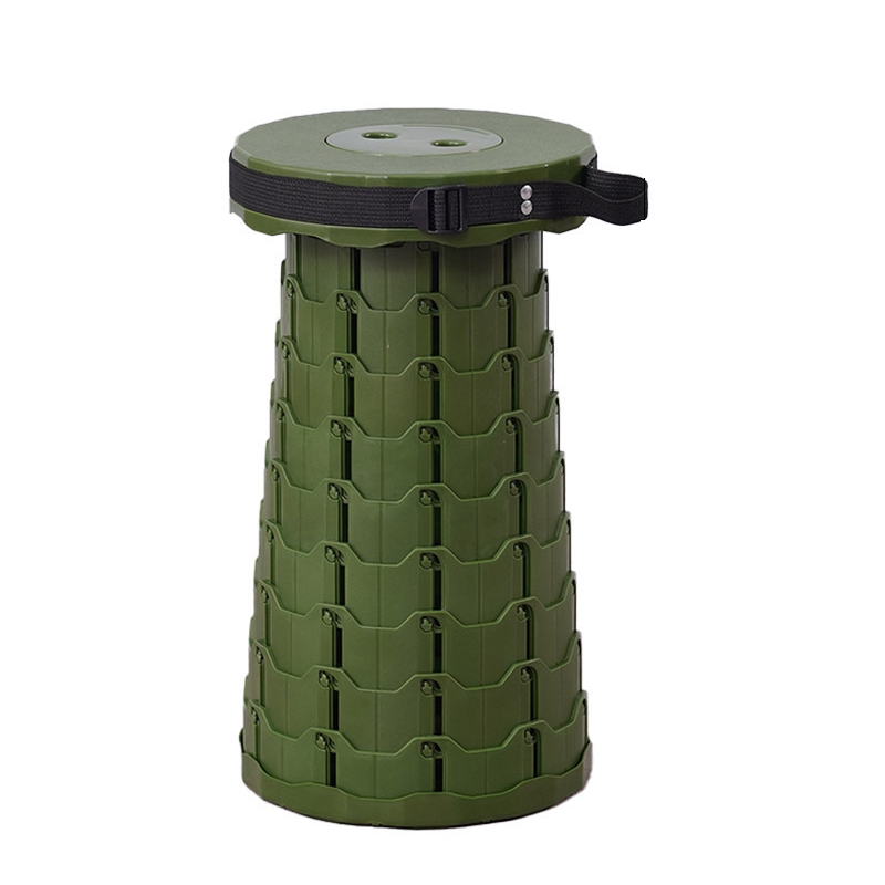 Telescopic Folding Stool Portable Collapsible Seat for Camping Hiking Outdoors Travel Events | Thomler