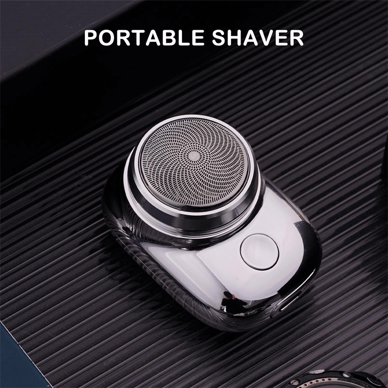 Compact USB Rechargeable Travel Shaver for Men with Cordless Design & Portable Carry Case for Business Trips & Gym | Thomler