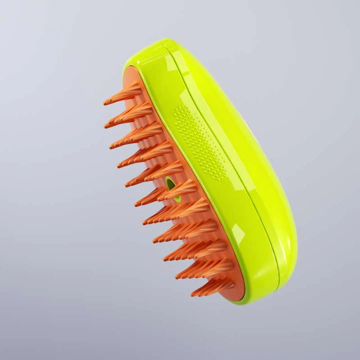 USB Rechargeable Cat & Dog Grooming Comb with Gentle Vapor Technology for Shedding & Detangling | Pet Brush for Cats Dogs Small Animals | An | Thomler