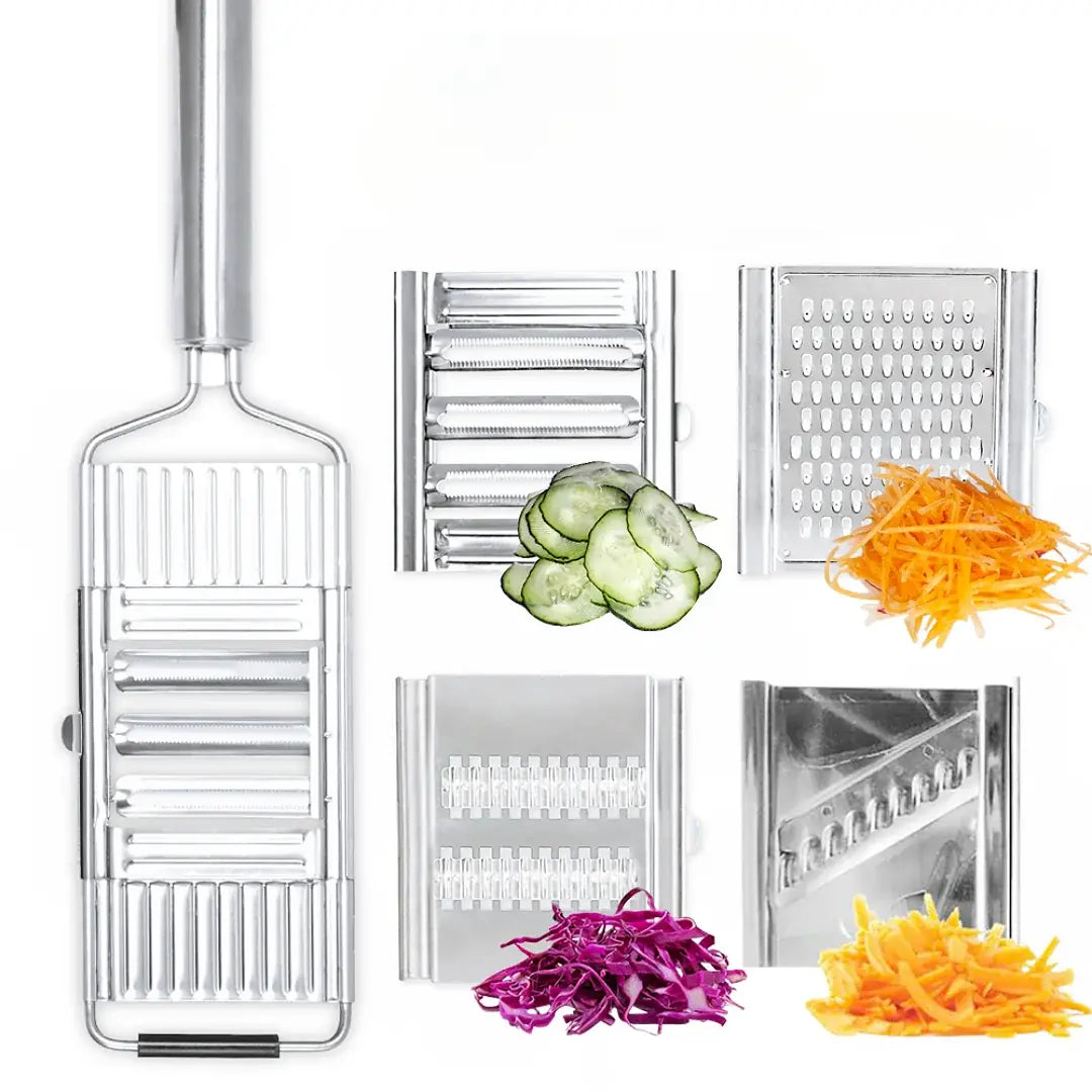 Rotary Vegetable Slicer with Stainless Steel Drums for Cabbage, Carrots, Salads & Food Prep | Thomler