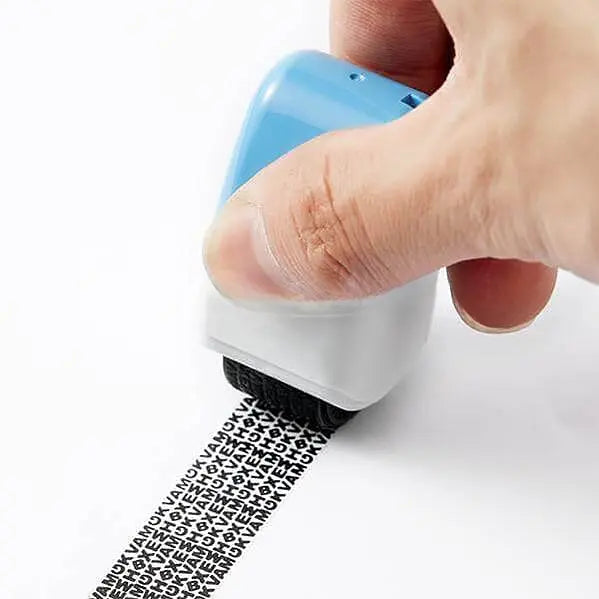 Privacy Roller Stamp for Sensitive Documents Confidential Mail Security Address Blocker Financial Papers Personal Info Guard Home Office Too | Thomler