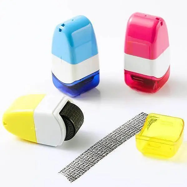 Privacy Roller Stamp for Sensitive Documents Confidential Mail Security Address Blocker Financial Papers Personal Info Guard Home Office Too | Thomler