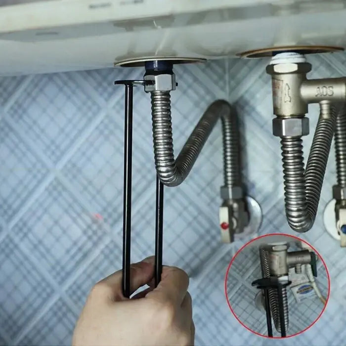Basin Nut Wrench Tool Extended Reach Plumbing Installer for Faucet Nuts Under Sink Bathroom Kitchen | Thomler