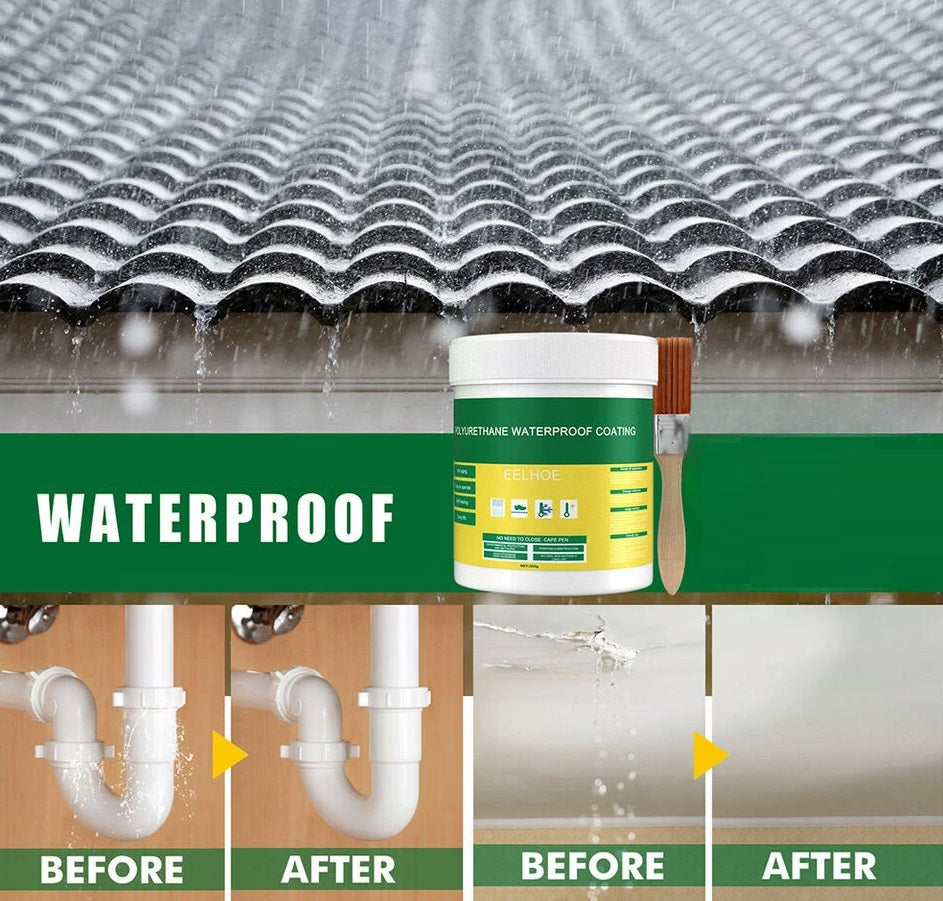 Transparent Waterproofing Sealant for Roofs, Wood, Concrete & Masonry – DIY Weather Shield for Home Exteriors & Indoor Surfaces | Thomler