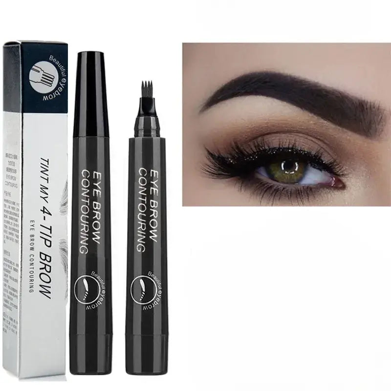 Precision Tip Brow Pencil Long-Lasting Waterproof Makeup for Natural Fuller Arches Microblading Effect | Thomler