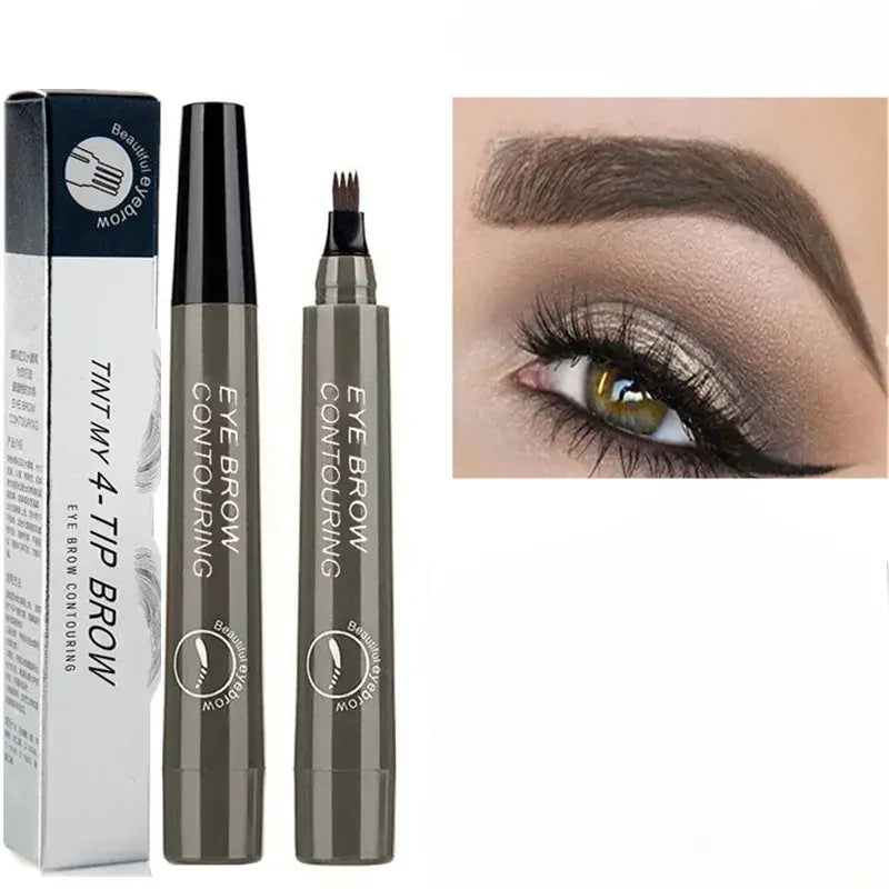 Precision Tip Brow Pencil Long-Lasting Waterproof Makeup for Natural Fuller Arches Microblading Effect | Thomler