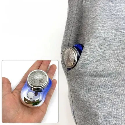 Compact USB Rechargeable Travel Shaver for Men with Cordless Design & Portable Carry Case for Business Trips & Gym | Thomler