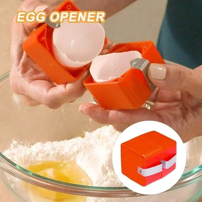 Hard-Boiled Egg Shell Cracker Tool for Kitchen Cooking Quick Clean Cracking Breakfast Prep Gadget Egg Peeling Device for Salads Meals Recipe | Thomler