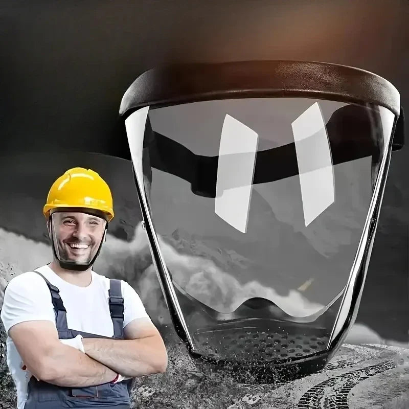 Protective Face Visor for Workshop Safety with Anti-Fog Lens, Lightweight Design for Woodworking, Metalworking, Yard Work & Home Projects | Thomler