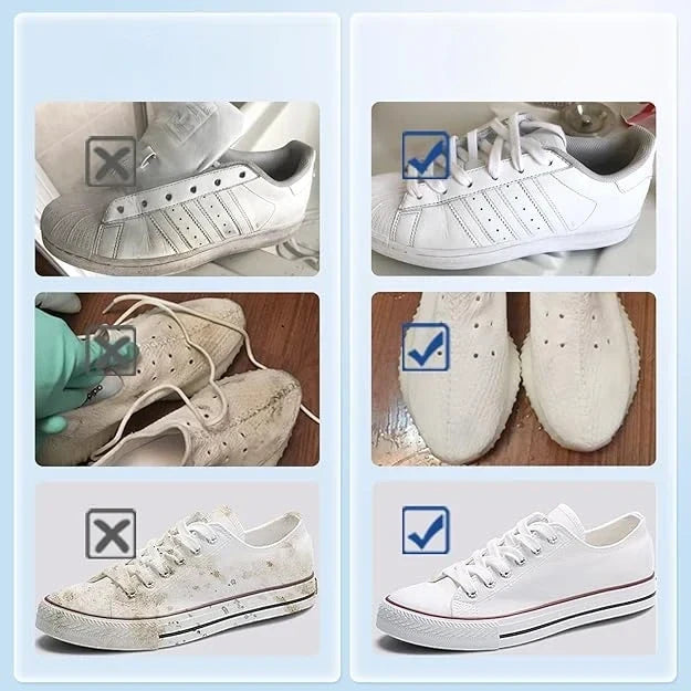 Footwear Restoration Cream for Sneakers, Leather Shoes, Boots – Deep Stain Remover for Scuffs, Dirt & Yellowing – Revitalizes All Shoe Types | Thomler