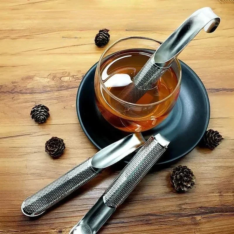 Stainless Steel Loose Leaf Tea Strainer Set with Fine Mesh for Hot & Iced Brewing – 2-Pack Reusable Infuser Balls for Cups, Mugs & Teapots | Thomler