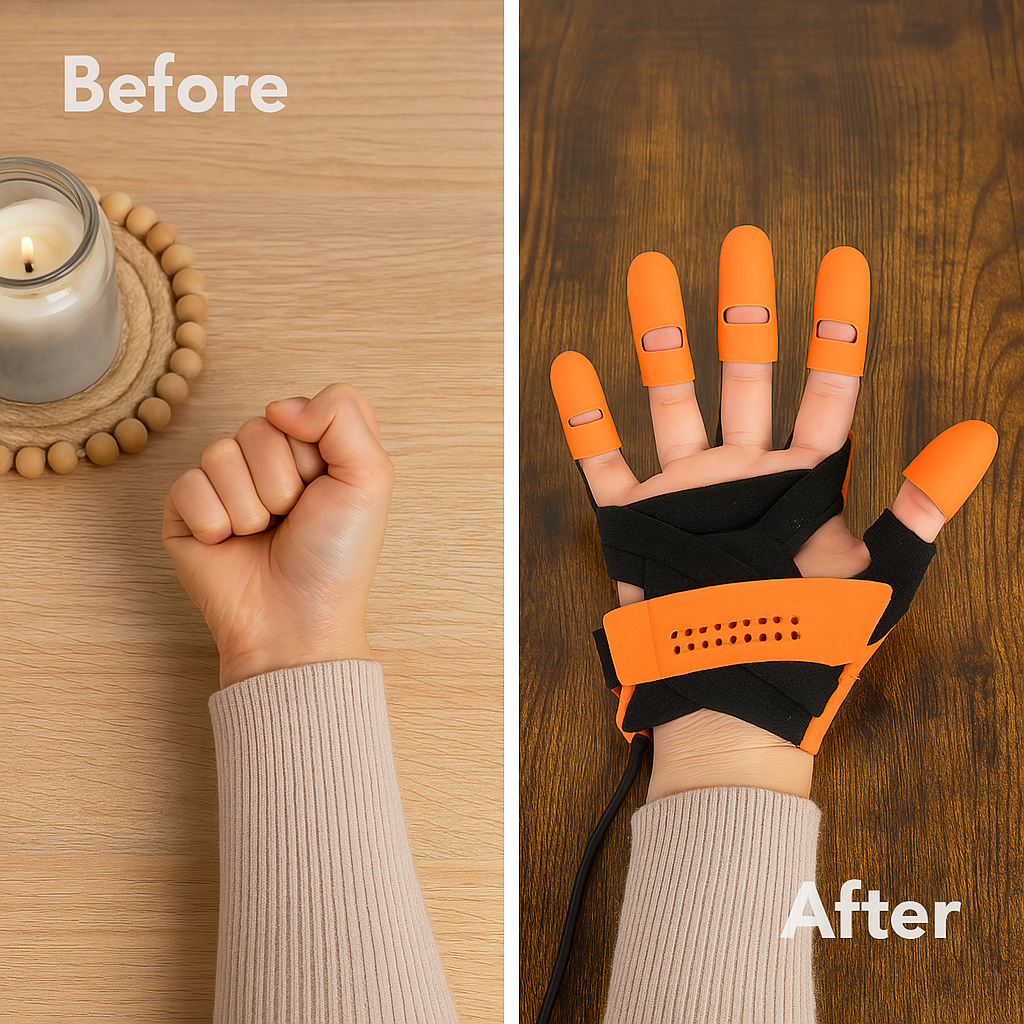 Powered Hand Therapy Gloves Rehab Recovery System for Stroke Arthritis Nerve Injury Support Mobility Training At-Home Physical Therapy Equip | Thomler