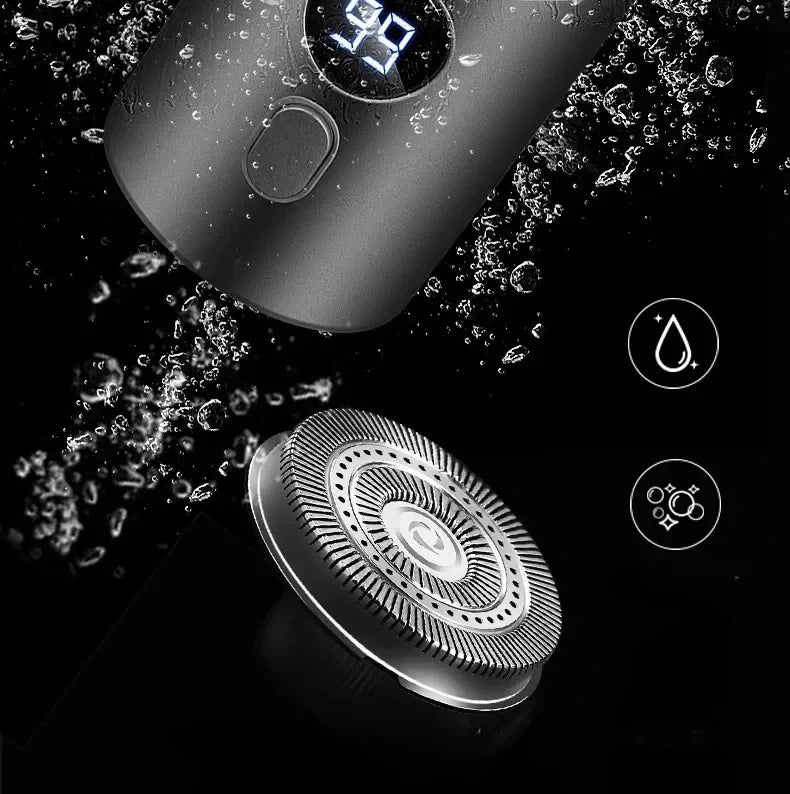 Compact USB Rechargeable Travel Shaver for Men On-the-Go Grooming Pocket-Size Cordless Facial Hair Trimmer Electric Razor | Thomler
