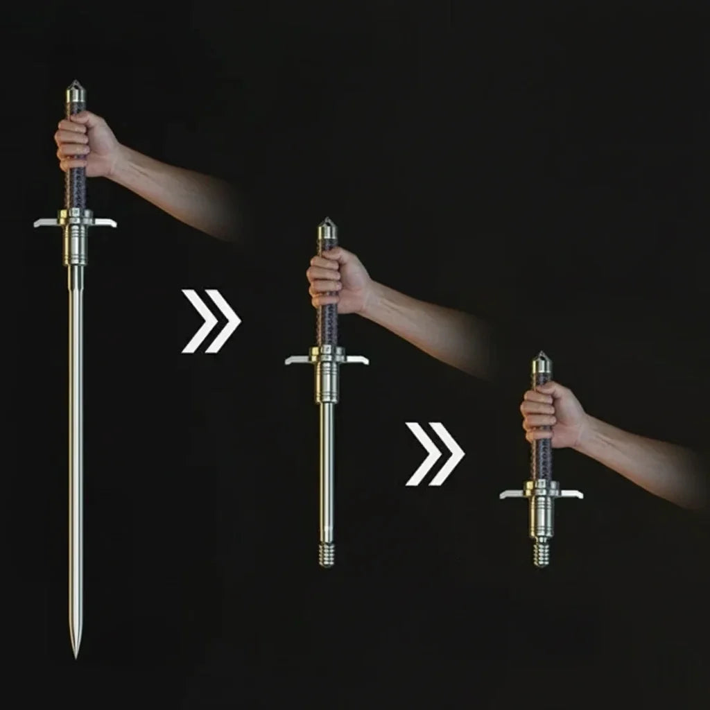 Collapsible Personal Safety Rod for Travel, Home Security & Emergency Defense | Portable Protective Baton for Everyday Carry | Thomler