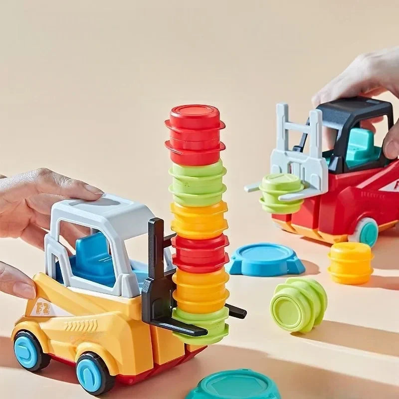 Wooden Balancing Crane Stacking Game for Kids, Tabletop Skill Building Toy with Lift & Stack Blocks, Educational Focus & Coordination Activi | Thomler