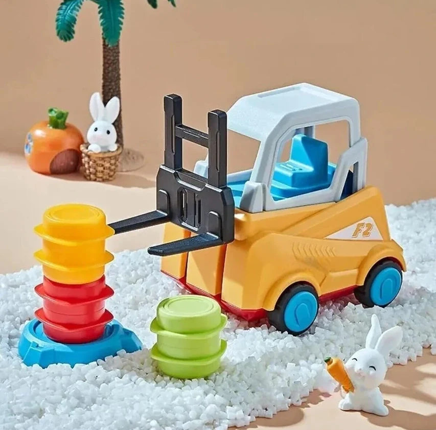 Wooden Balancing Crane Stacking Game for Kids, Tabletop Skill Building Toy with Lift & Stack Blocks, Educational Focus & Coordination Activi | Thomler