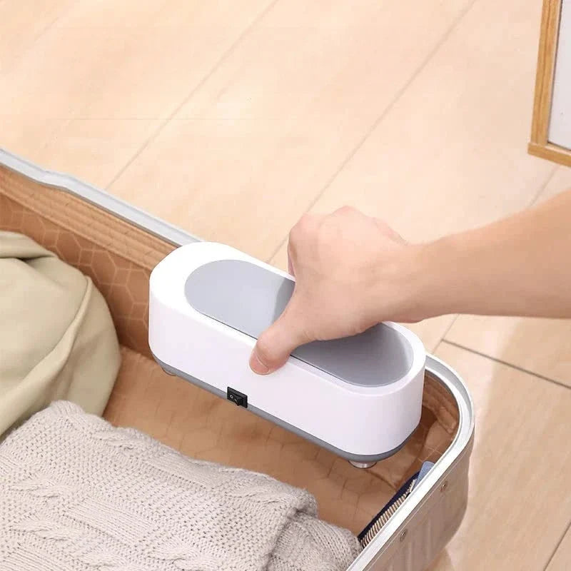 Ultrasonic Jewelry Cleaner for Rings Watches Eyeglasses Brushes at Home Gentle Sonic Wave Cleaning Machine for Delicate Items Small Personal | Thomler