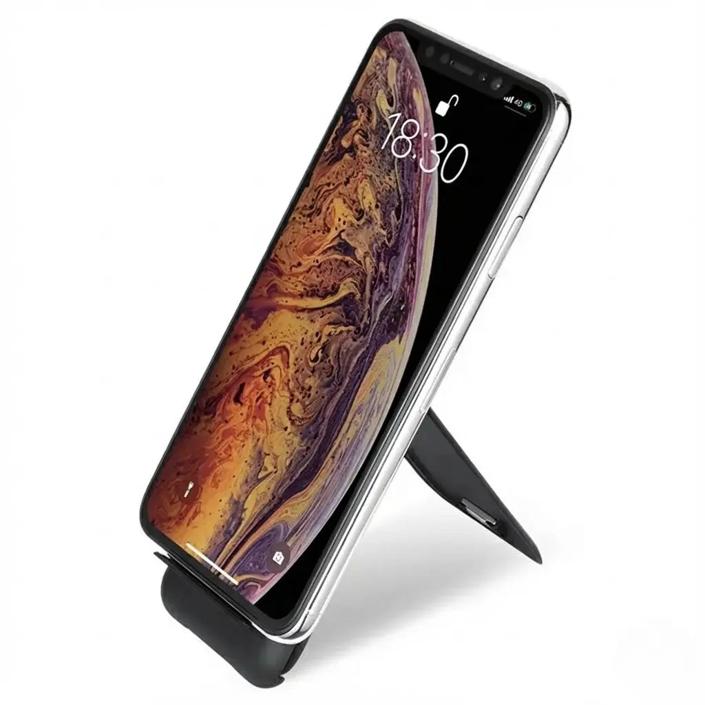 Multi-Device Charging Cable Kit with Type-C, Lightning, Micro-USB & USB-A Adapters – Slim Wallet Case, Built-In Phone Stand for Travel, Work | Thomler