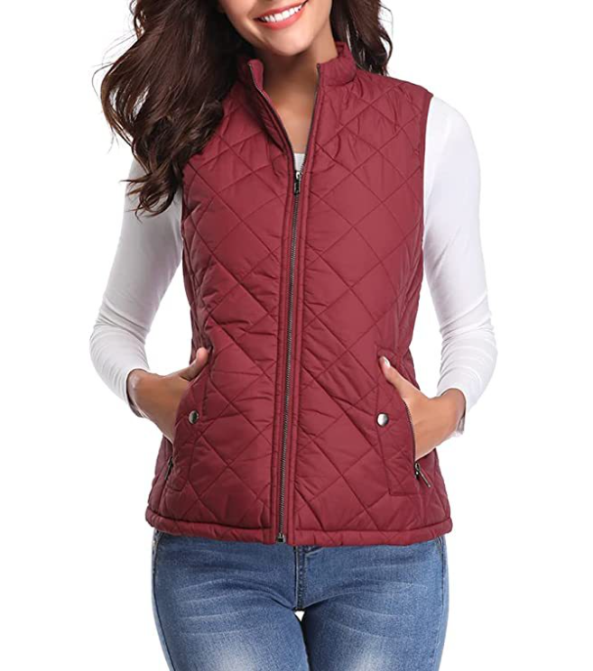 Lightweight Quilted Zip-Front Vest for Women – Casual Layering Piece for Spring & Fall | Thomler