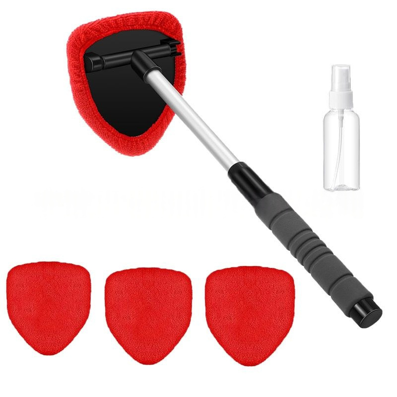 Pivoting Glass Squeegee with Telescoping Handle for Windows & Car Windshields | Thomler