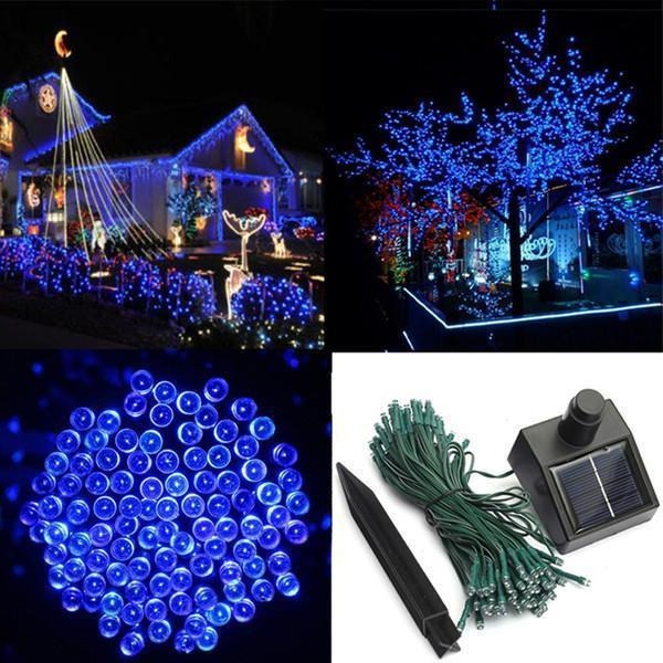 Solar Fairy Lights 100 LED String for Outdoor Garden Patio Yard Tree Decoration Wireless Waterproof Ambience Lighting 56 ft | Thomler