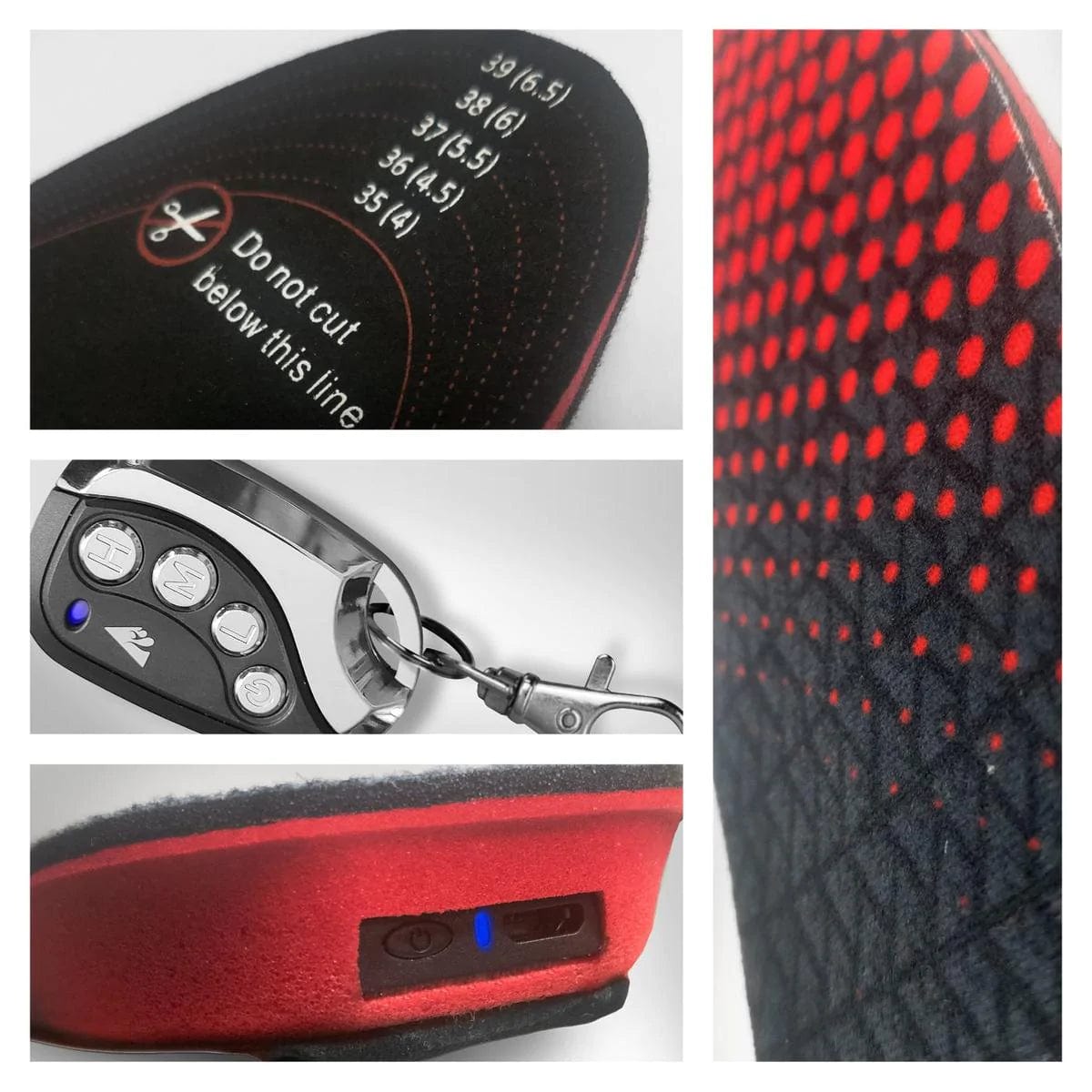 Rechargeable Warming Foot Inserts – 3 Heat Settings, Wireless Design for Winter Boots, Shoes & Outdoor Footwear | Thomler