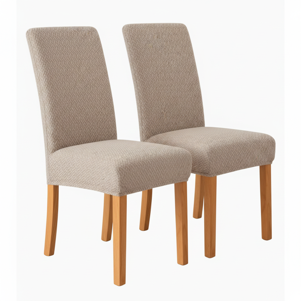 Stretch Velvet Dining Chair Covers Elastic Parsons Slipcovers Set for Home Events Machine Washable Spill Protection | Thomler