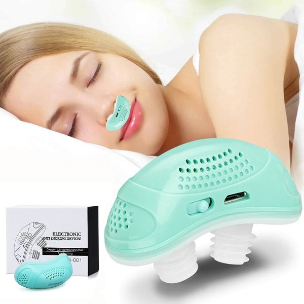 Compact Sleep Apnea Device – Portable Anti-Snoring Nasal CPAP Alternative for Better Rest & Breathing Support | Thomler