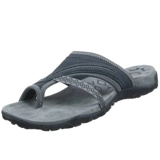 Women's Platform Wedge Sandals with Arch Support – Orthopedic Cushioned Footbed Casual Summer Shoes for All-Day Walking Comfort | Thomler