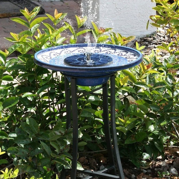 Floating Solar Fountain for Birdbaths, Ponds & Garden Water Features – 4 Spray Patterns, Eco-Friendly, No Wiring Needed | Thomler
