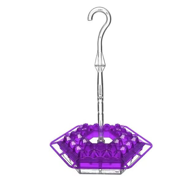 Hummingbird Feeder with Ant Moat for Outdoor Garden – 30 Flower Ports, Weather Resistant, Easy Fill Design for Backyard Bird Feeding | Thomler